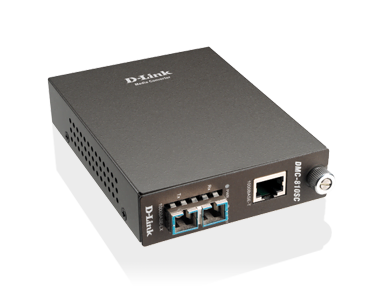D-Link 1000Base-T UTP to 1000Base-LX SM SC Gigabit Fiber Media Converter – DMC-810SC