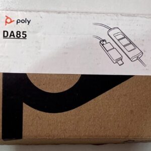 Poly - DA85 UC USB-to-Headset QD Audio Processor (4 pin) (inline controls) (USB-A and USB-C)