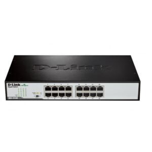 D-Link 16-Port Gigabit Unmanaged Desktop/Rackmount Switch (DGS-1016D)