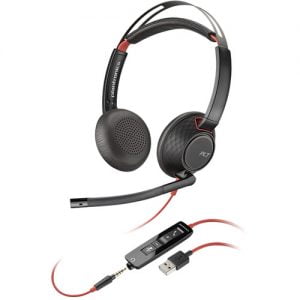 Blackwire 5220, Blackwire 5200, Blackwire C5220, corded headset, plantronics wired headset, wired headset, C5200, Plantronics C5200, Blackwire C5200, C5220, Plantronics Blackwire C5200
