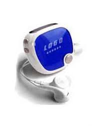 PEDOMETER WITH RADIO AND EARPHONES, IN WHITE BOX