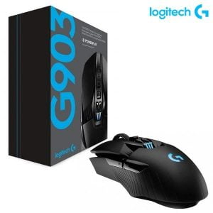 Logitech G903 Hero Gaming Mouse, EVOLVED WITH HERO 25K SENSOR,,EVOLVED WITH HERO 25K SENSOR