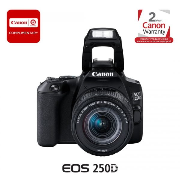 Canon EOS 250D DSLR Camera with 18-55mm