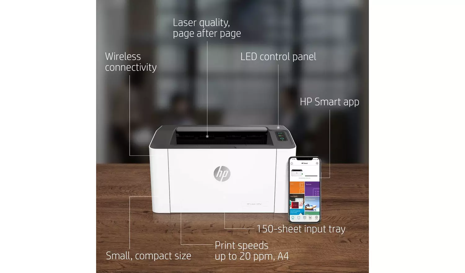 Buytec Online Shop HP Laser 107w Printer