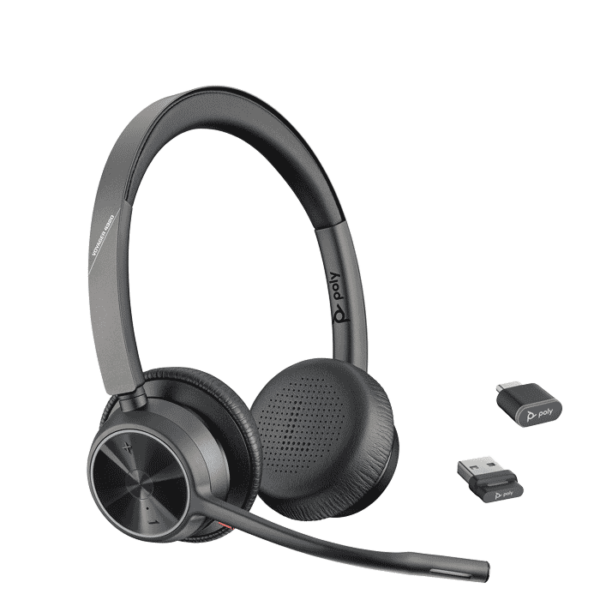 Poly Voyager 4320 UC, Poly Voyager 4320 UC, headset, Nairobi, Kenya, Buytec Stores, wireless headset, noise-canceling, Bluetooth, voice clarity, USB-A