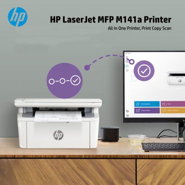 HP LaserJet MFP M141a Printer,