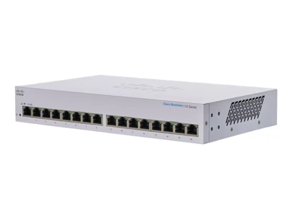 Cisco CBS Unmanaged 16-Port Gigabit Switch Non Poe Cbs110-16t-Uk