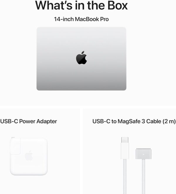 Macbook pro- M3 Pro Chip 11 core CPU- 14 Core GPU, 18GB RAM, 512GB SSD