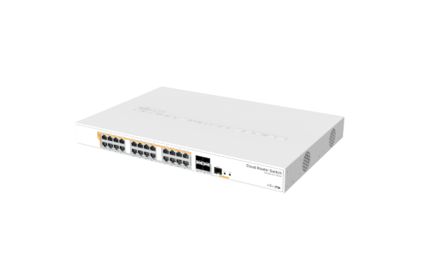 MikroTik (CRS328-24P-4S+RM) 24 Port Gigabit Ethernet Switch