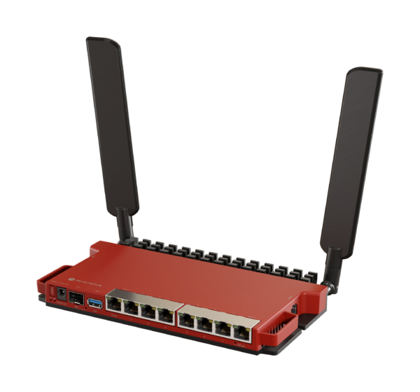 Mikrotik L009UiGS-2HaxD-IN wireless router Gigabit Ethernet Single-band (2.4 GHz) Red