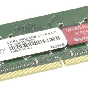 Synology D4ES01-4G 4GB DDR4 SO-DIMM ECC Memory Module
