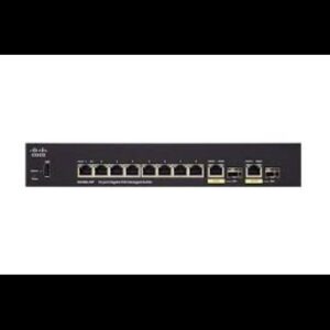 Cisco SG350-10P 10 Gigabit Ethernet Ports with 8 Gigabit Ethernet Ports Managed Switch