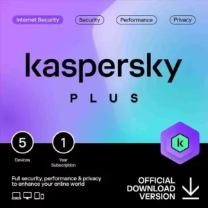 Kaspersky Plus 5 Devices 1 Years Internet Security