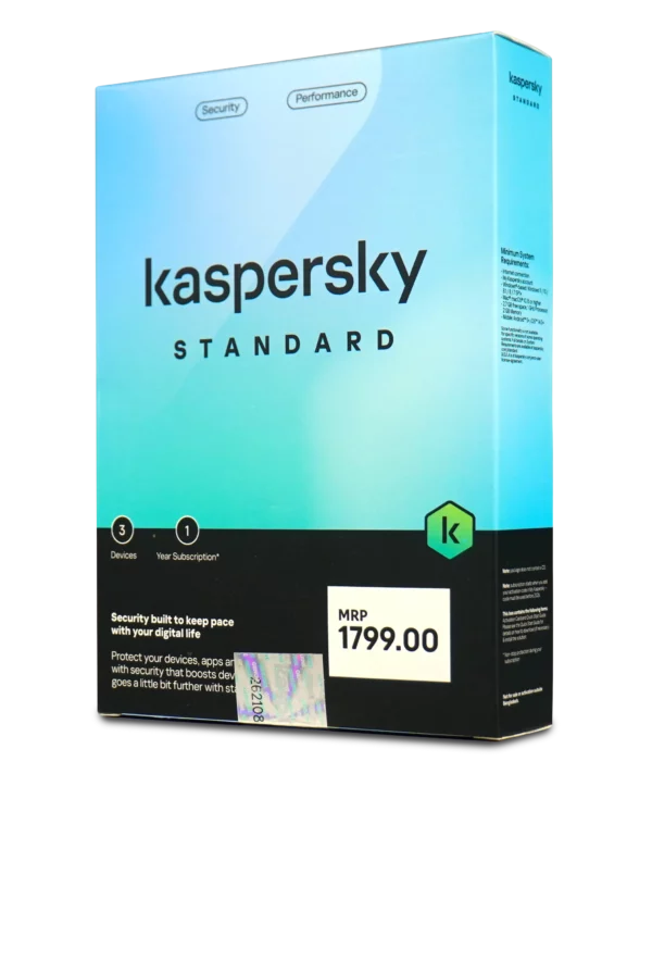 Kaspersky Standard 3-User 1-Year Internet Security