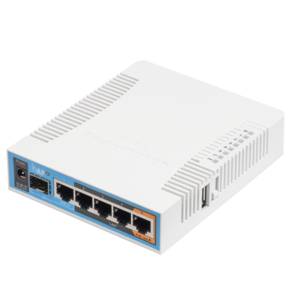 Mikrotik RB962UIGS-5HACT2HNT hAP ac 500 Mbit/s White Power over Ethernet (PoE)