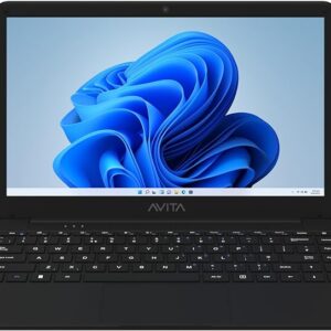 AVITA Pura A+ 15.6 Inch Fhd Laptop, Intel I5-1235U 12Th Gen Processor, 8Gb Ddr4 Ram, 512Gb Ssd, Win 11 Home, Eng-Arb Keyboard, Medal Black