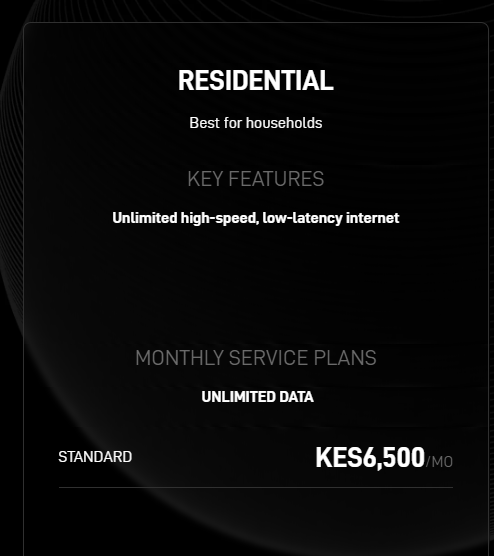 For households across Kenya, Starlink's residential package offers a compelling solution to the challenge of reliable internet access.