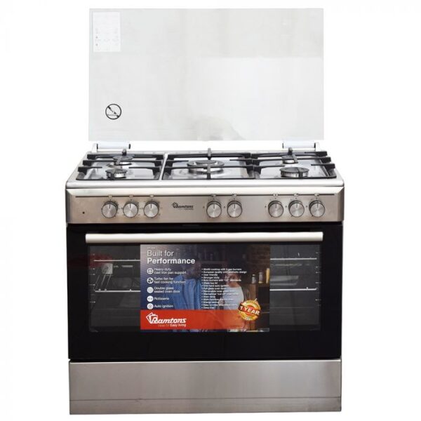 Ramtons RF/499 5GAS 90X60 INOX COOKER