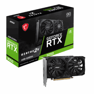 MSI GeForce RTX 3050 Ventus 2X 6GB OC GDDR6 Graphics Card