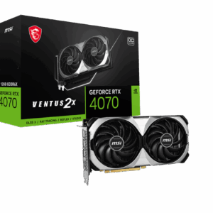 MSI GeForce RTX 4070 Ventus 2X 12GB OC GDDR6 Graphics Card