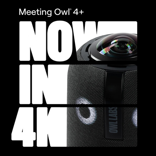 Owl Labs Meeting Owl 4+ UHD 4K 360° Smart Video Conference Camera - Image 3