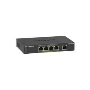 NETGEAR GS305P-300UKS 5-Port Gigabit Ethernet Unmanaged PoE+ Switch Network Switch