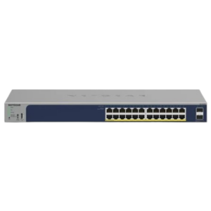 NETGEAR GS724TPP-300UKS 24-Port Gigabit Ethernet PoE+ Smart Switch 2 SFP Ports 380W Cloud Managed Network Switch